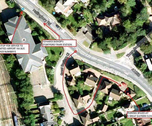 Parking on Great Eastern Close, CM23