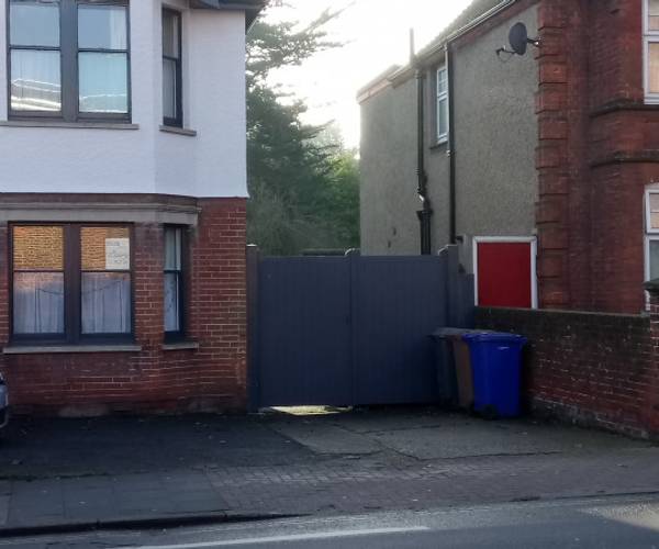 Parking on Out Risbygate, IP33