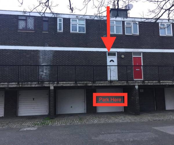Parking on Redcastle Close, E1W