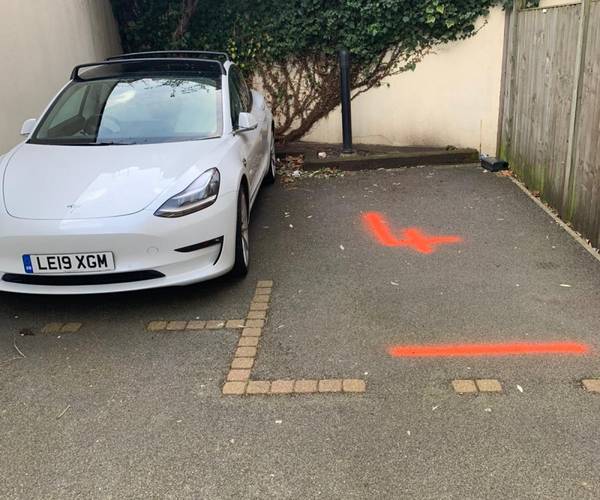 Parking space on Haverstock Place, N1