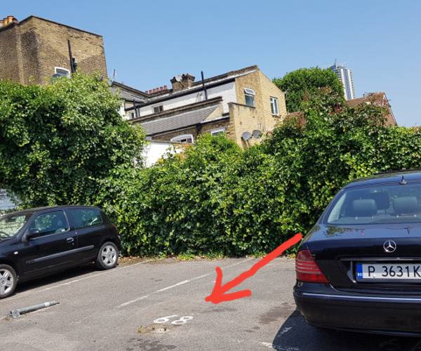 Parking on Sharsted Street, SE17