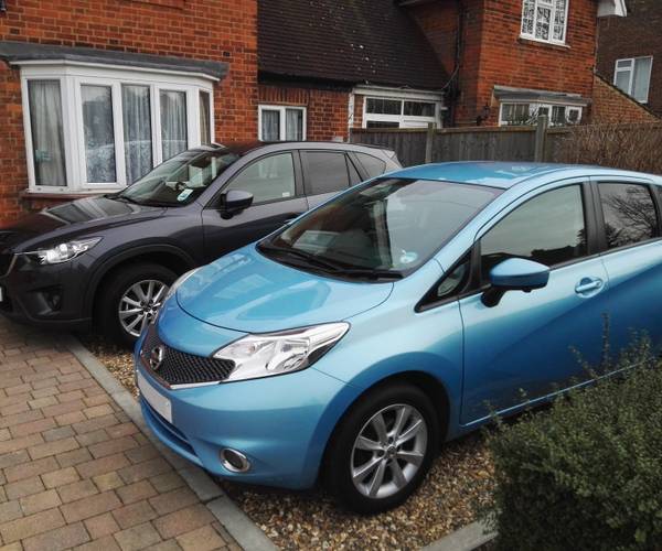 Parking on Gun Lane, SG3