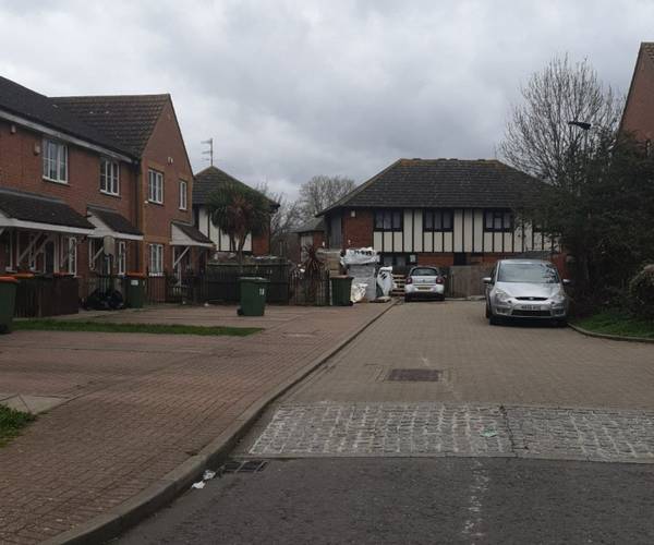Parking on Vulcan Close, E6