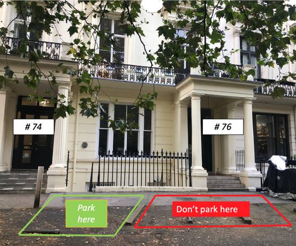 Parking on Westbourne Terrace, W2