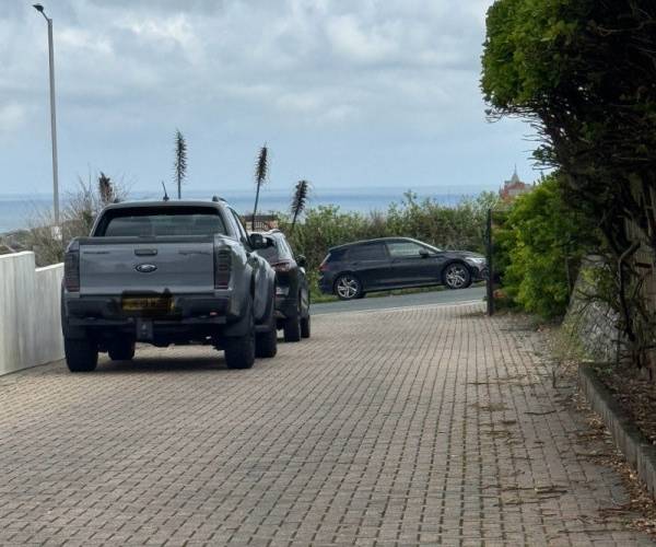 Parking on Pentire Road, TR7