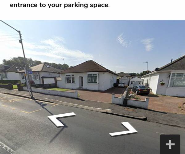Parking on Menock Road, G44