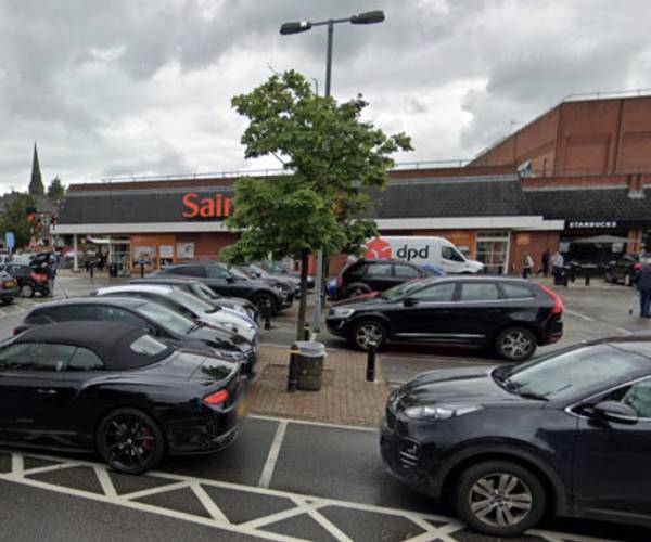 Sainsburys Altrincham Car Park