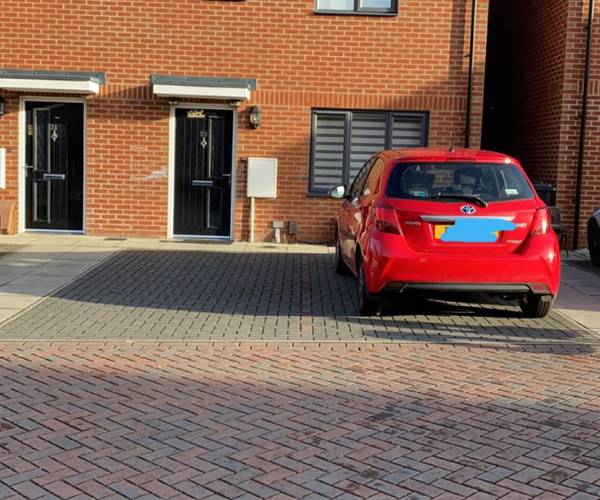 Parking on Pentland Close, LE2