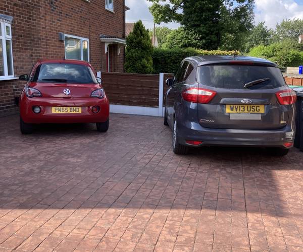 Parking on Woodhouse Road, M22