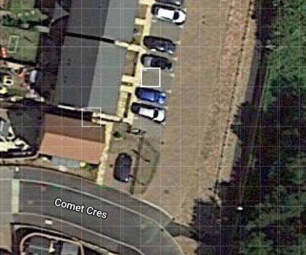 Parking on Comet Crescent, NN8