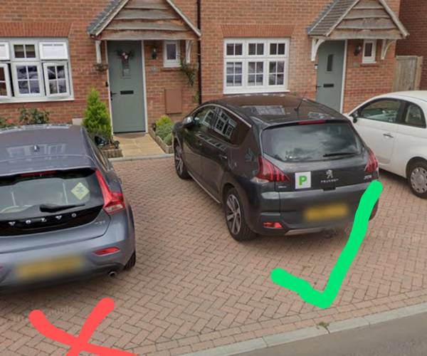 Parking on Ewing Gardens, SS16