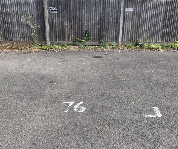Parking on Knowles Close, UB7
