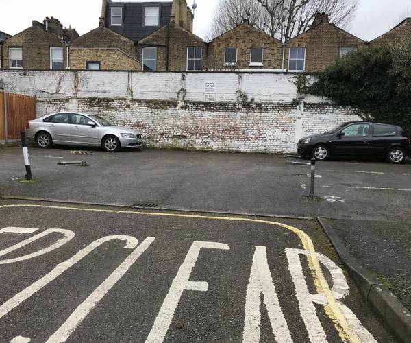 Parking space on Sharsted Street, SE17