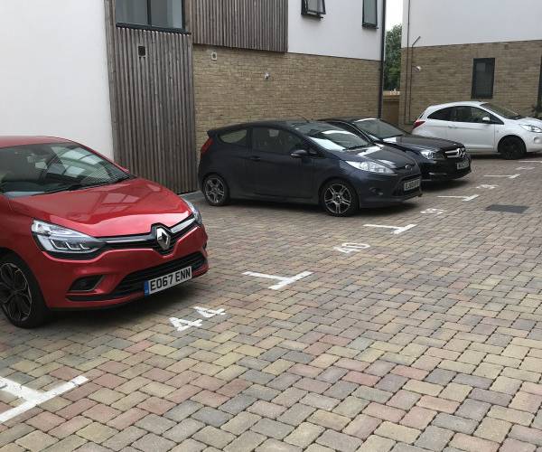 Parking on Hardy Close, CM1