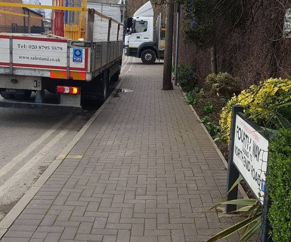 Parking on Fourth Way, HA9
