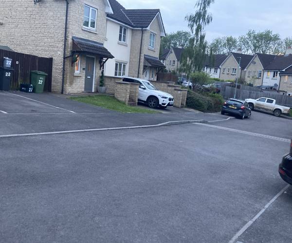 Parking on Hazel Court, GL6