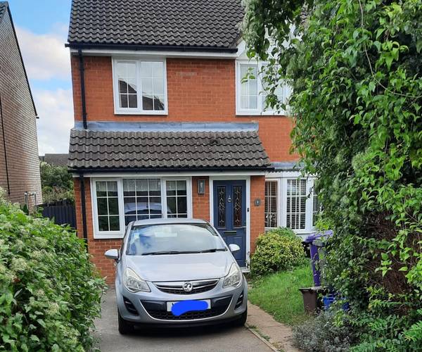 Parking on Gibson Close, SG4