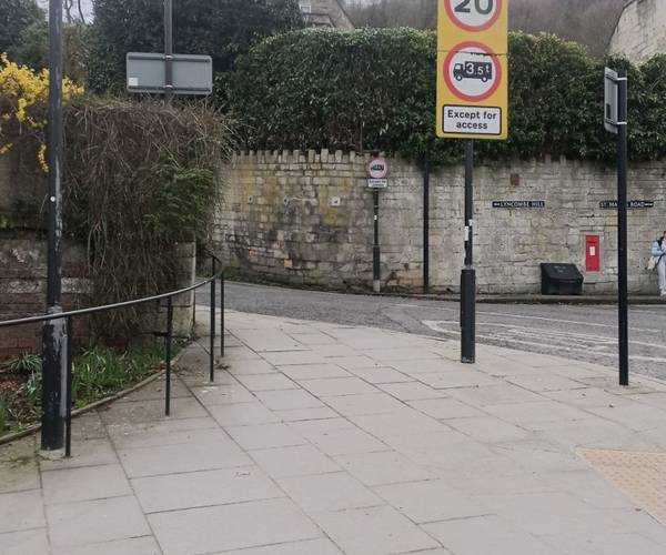 Parking on Lyncombe Hill, BA2