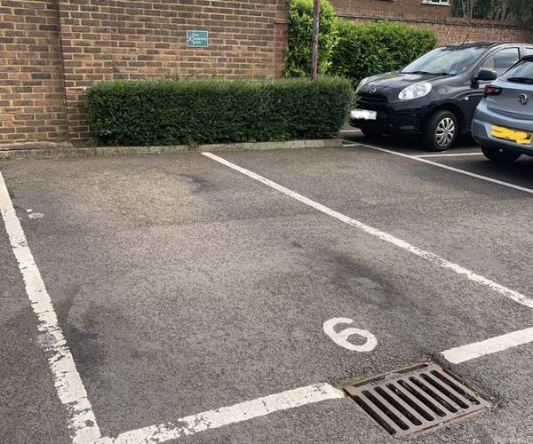 Parking on Maybury Close, GU16