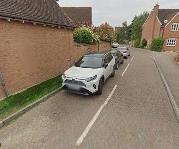 Parking on Digby Croft, MK10