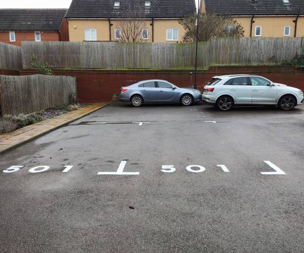 Parking on Bowhill Way, CM20