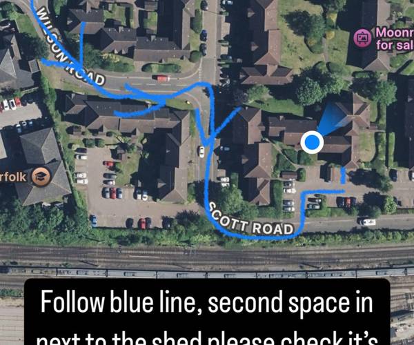 Parking on Scott Road, NR1