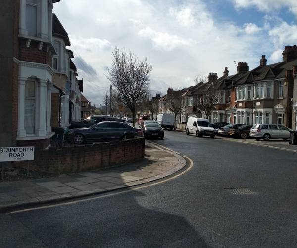 Parking on Stainforth Road, IG2