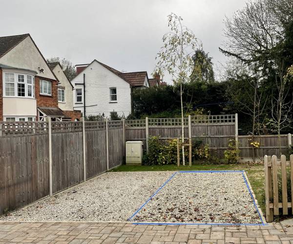 Parking on Christie Close, CM23
