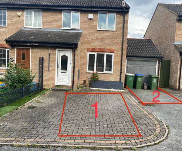 Parking on Plympton Close, DA17