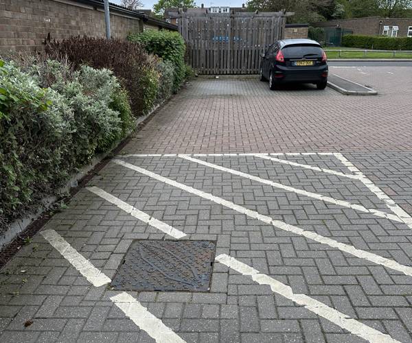 Parking on Pelican Way, SG6