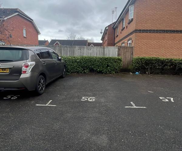 Parking space on Stranraer Gardens, SL1