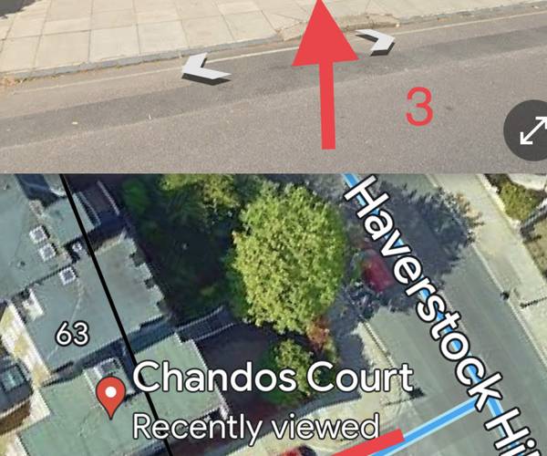 Parking on Haverstock Hill, NW3