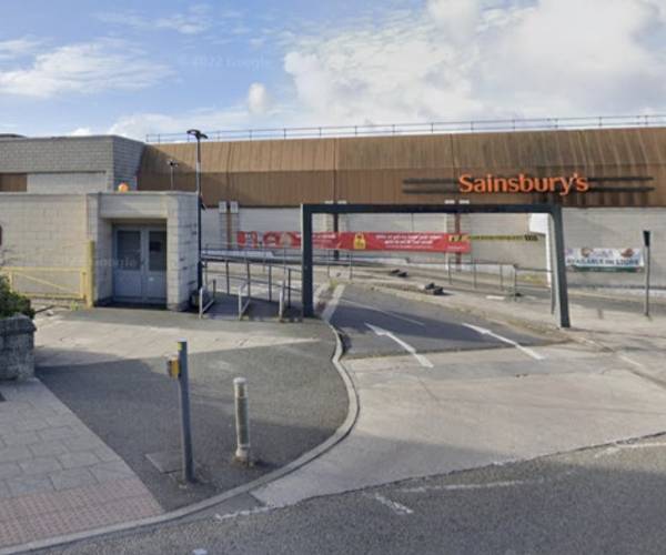 Sainsburys Plymouth Car Park