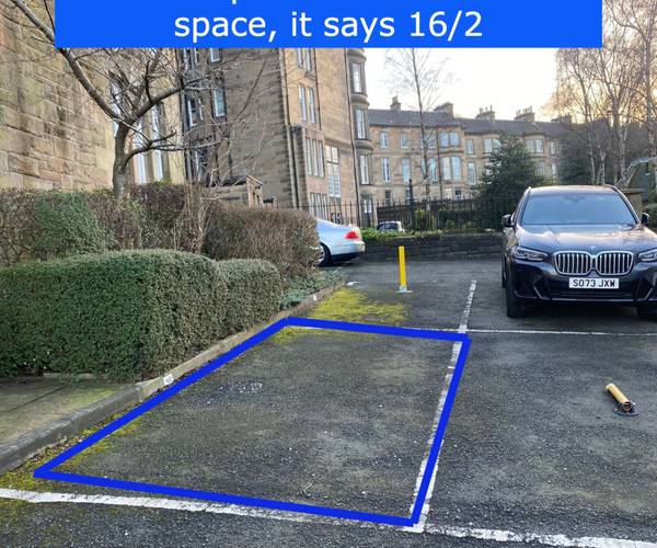 Parking on Rothesay Terrace, EH3