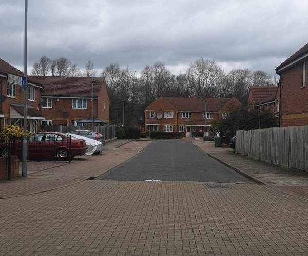 Parking on Vulcan Close, E6