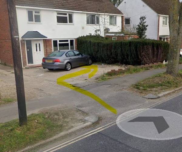 Parking on St. Marys Drive, RH10