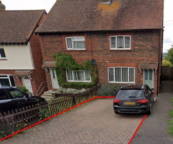 Parking on Brionne Gardens, TN9