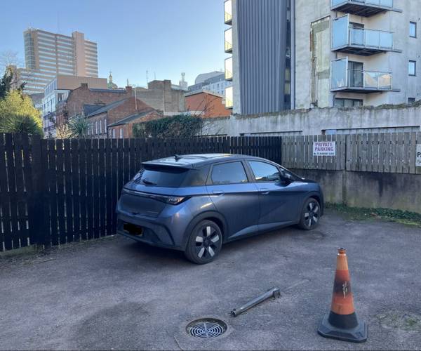 Parking on Bluecoat Close, NG1