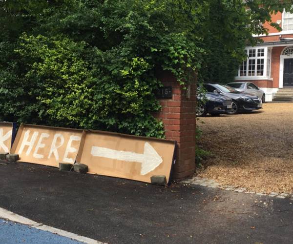 Parking on Bristol Road, B5