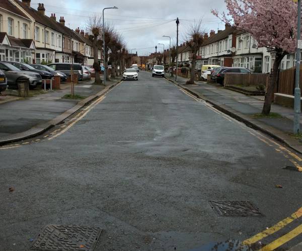 Parking on Ethelbert Gardens, IG2
