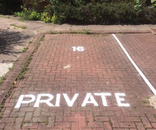 Parking on Weavers Way, NW1