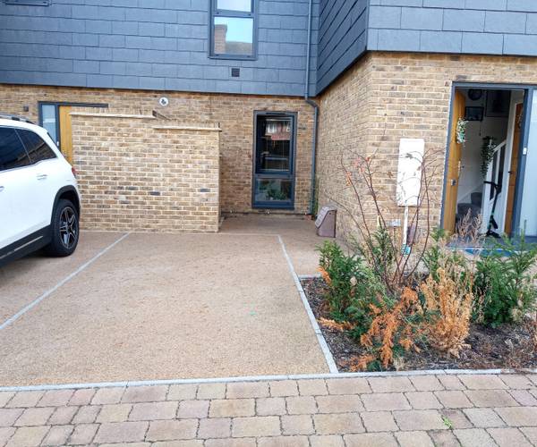 Parking on Stone Yard Mews, SE12