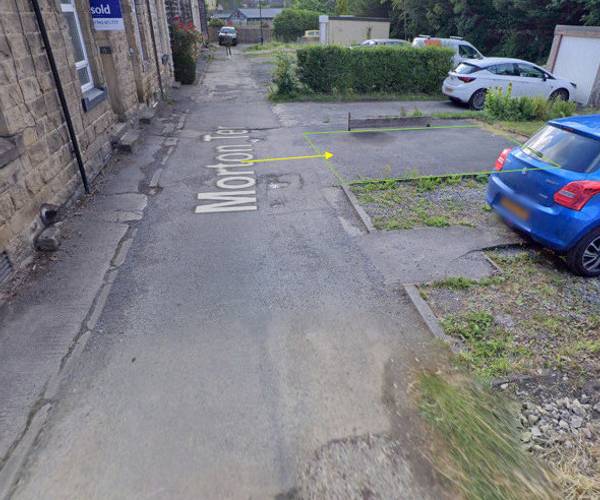 Parking on Morton Terrace, LS20