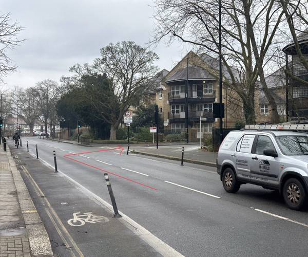 Parking on White Lodge Close, TW7