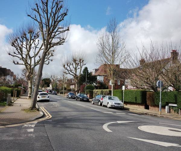 Parking on Chartfield Avenue, SW15