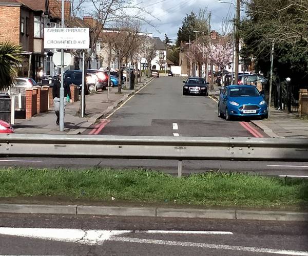 Parking on Avenue Terrace, IG2