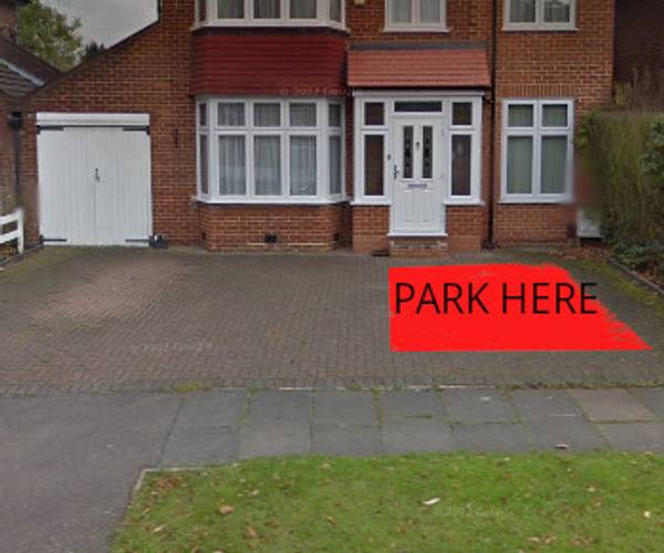 Parking on Belmont Lane, HA7