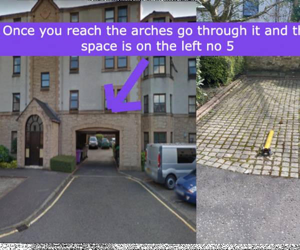 Parking on St. Leonards Lane, EH8