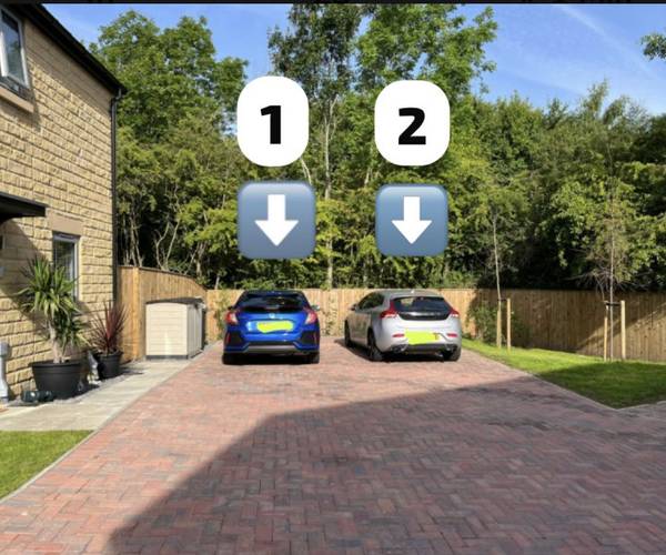 Parking on Wellington Drive, DL2