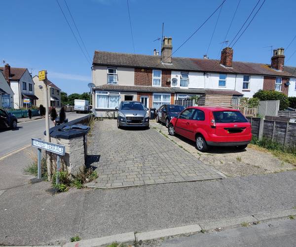 Parking on Alfred Terrace, CO14